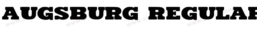 Augsburg Regular字体转换